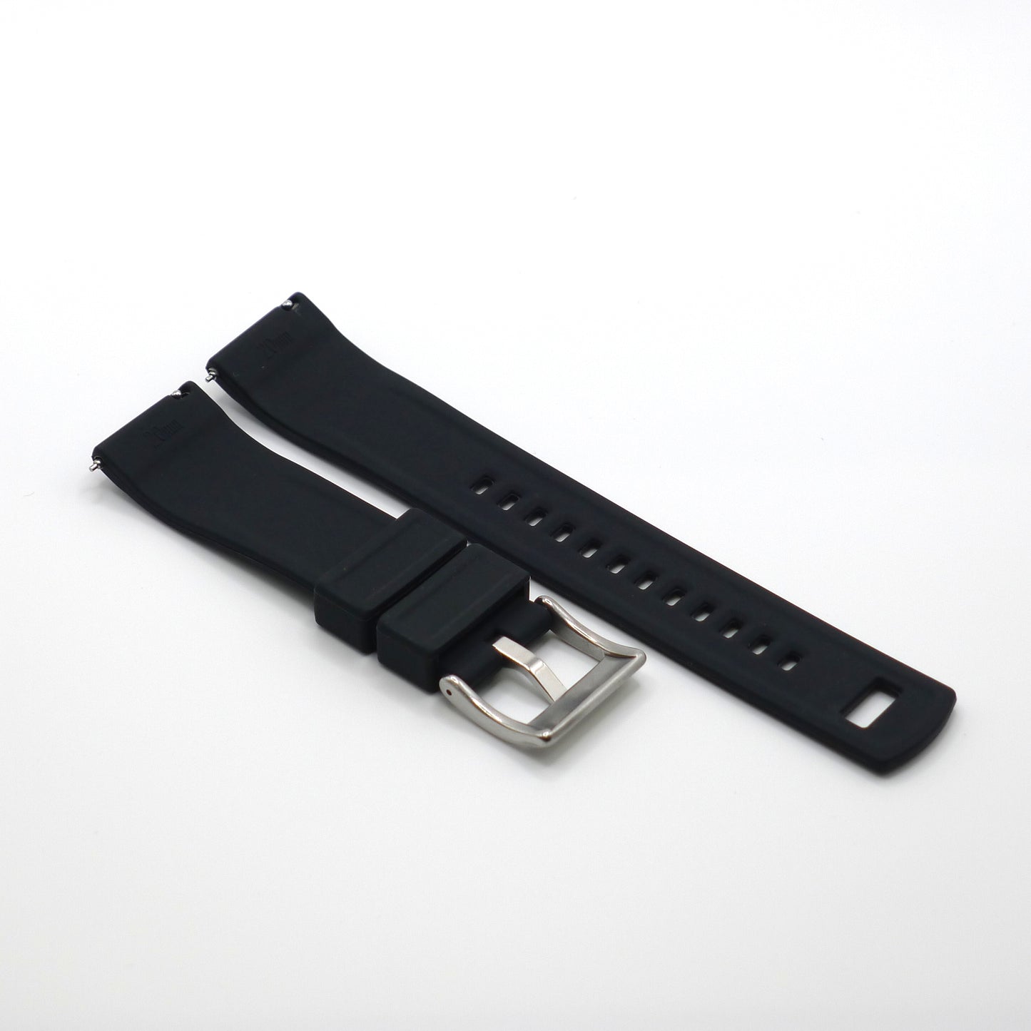 Silicone Rubber Bi-Colour Rubber Watch Strap